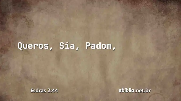 Esdras 2:44