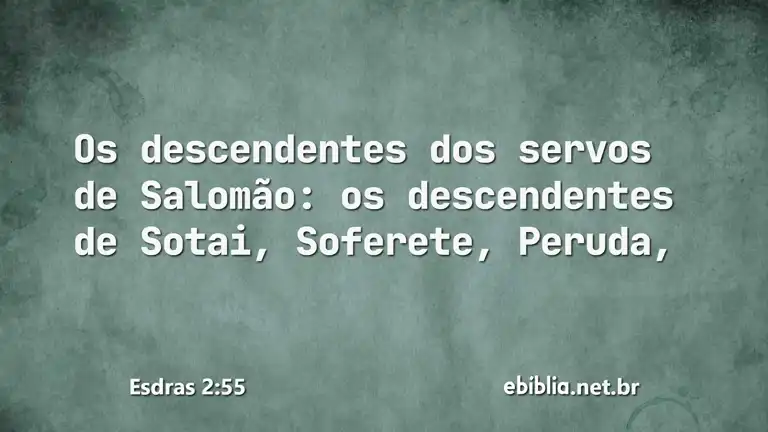 Esdras 2:55