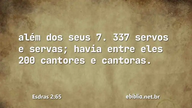 Esdras 2:65