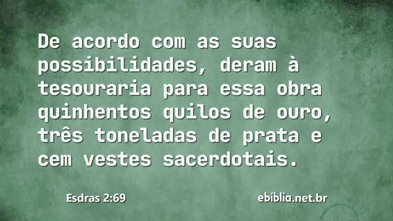 Esdras 2:69