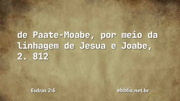 Esdras 2:6