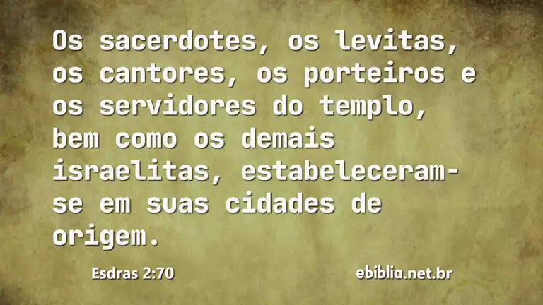 Esdras 2:70