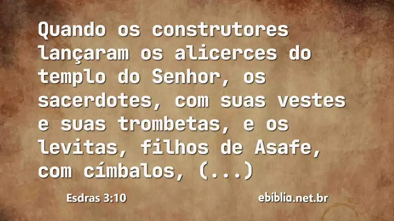 Esdras 3:10