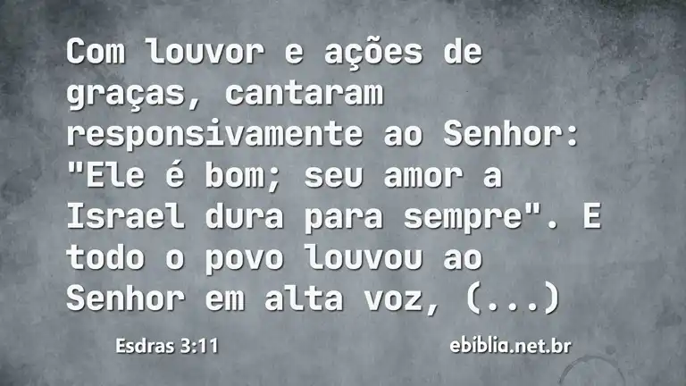 Esdras 3:11