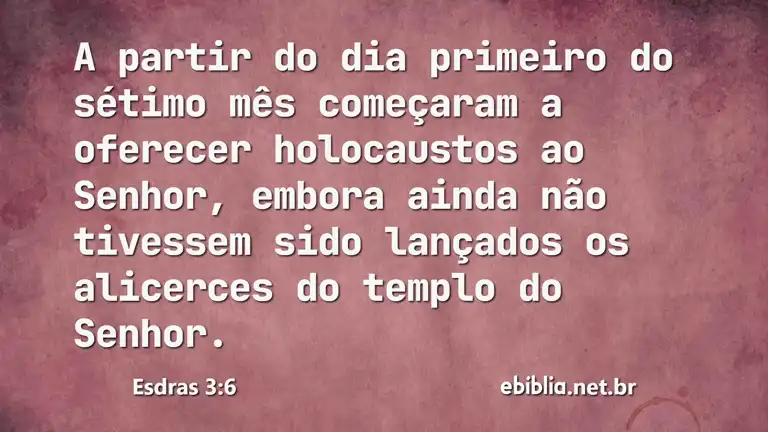 Esdras 3:6