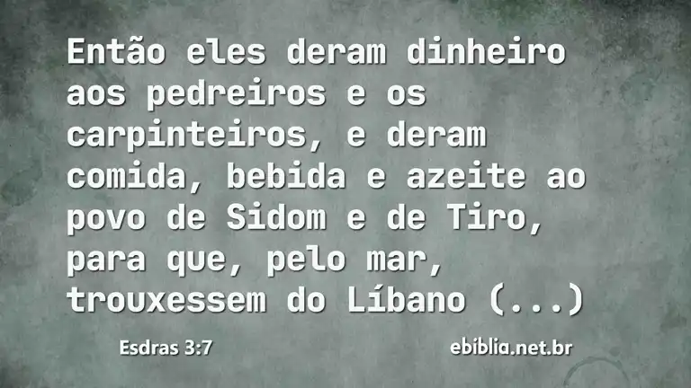 Esdras 3:7