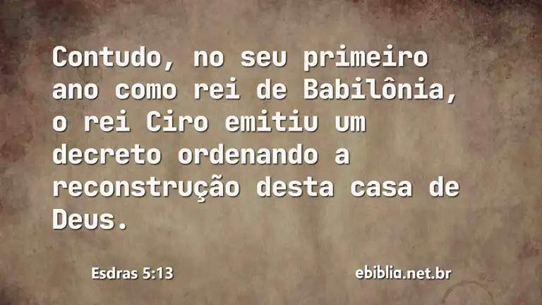 Esdras 5:13