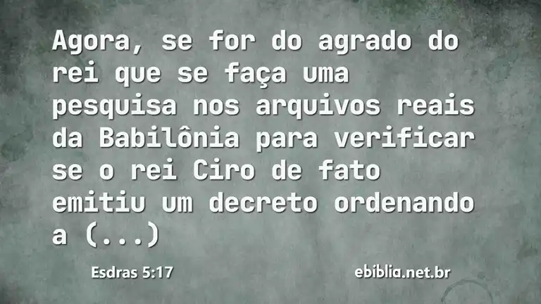 Esdras 5:17