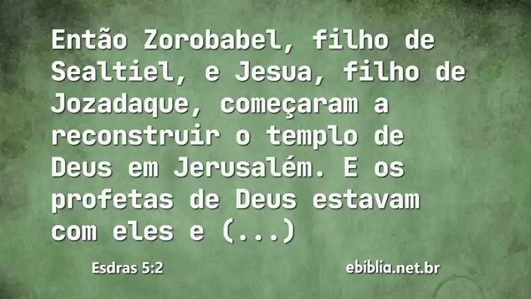 Esdras 5:2