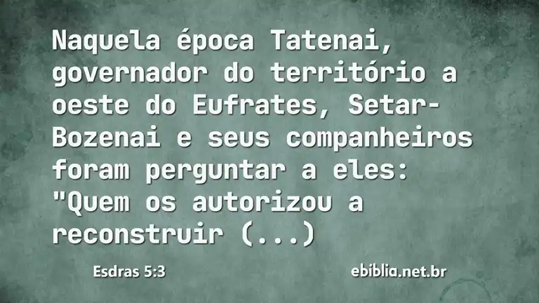 Esdras 5:3