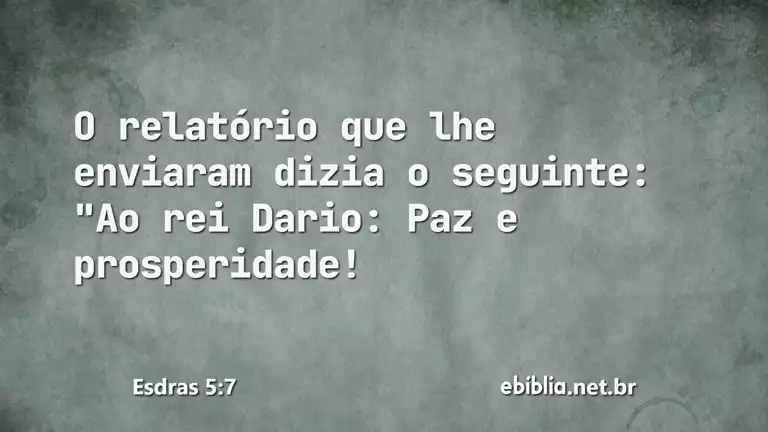 Esdras 5:7