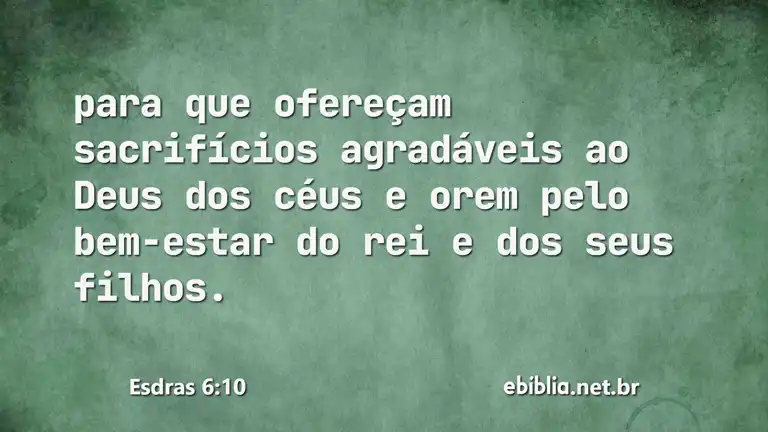 Esdras 6:10