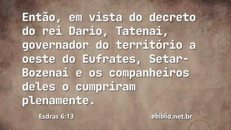 Esdras 6:13