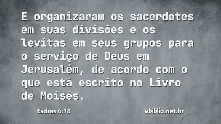 Esdras 6:18