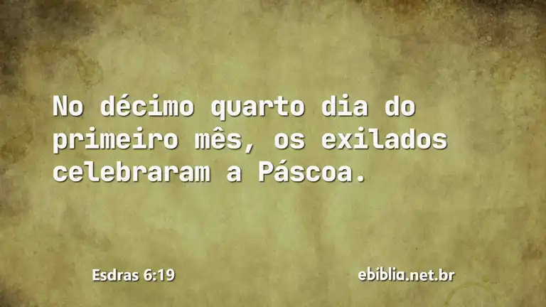 Esdras 6:19