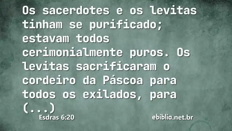 Esdras 6:20