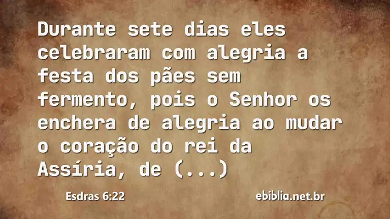 Esdras 6:22