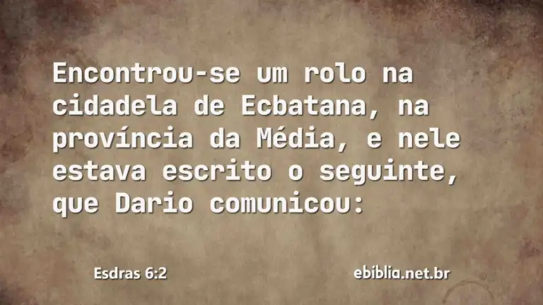 Esdras 6:2