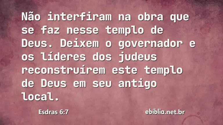 Esdras 6:7