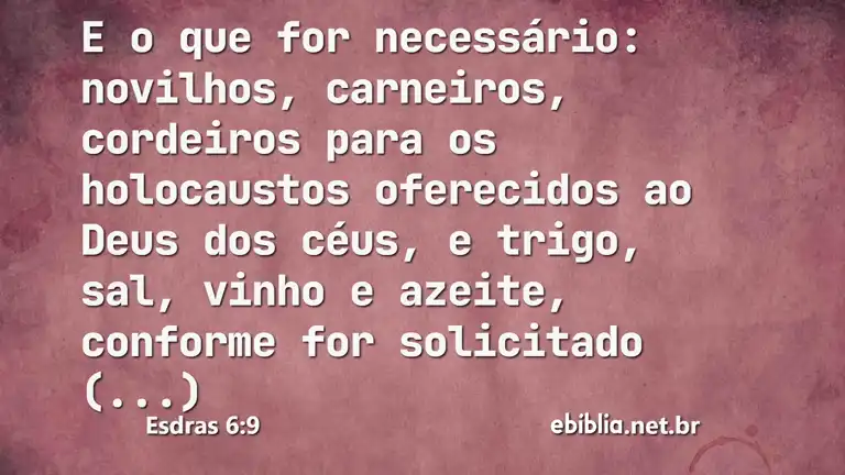 Esdras 6:9