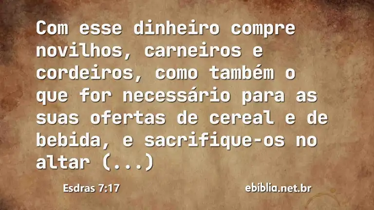 Esdras 7:17