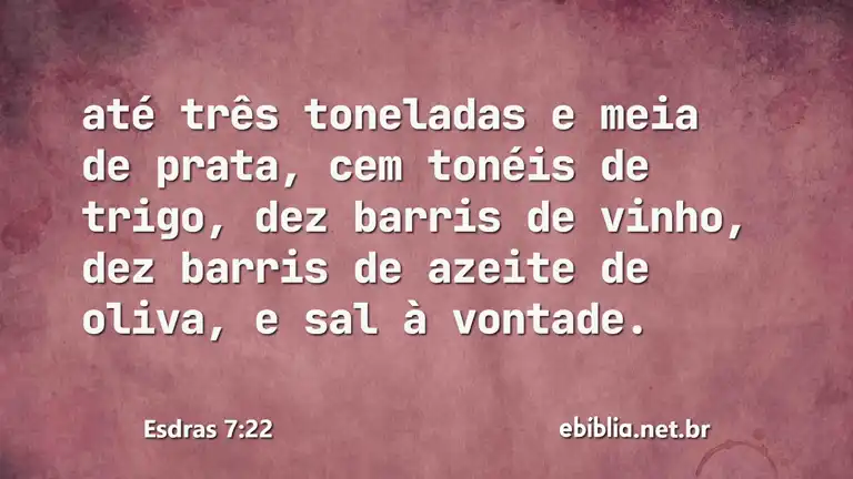 Esdras 7:22