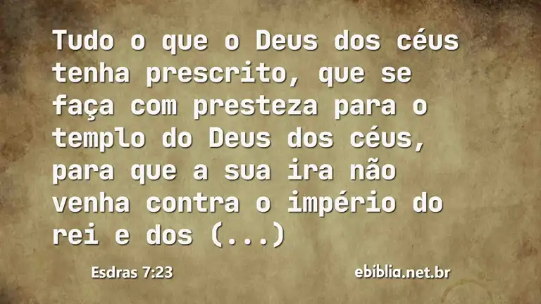 Esdras 7:23