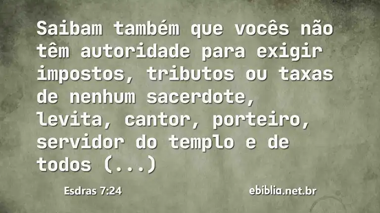 Esdras 7:24