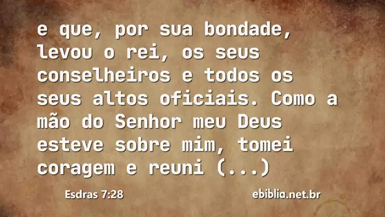 Esdras 7:28