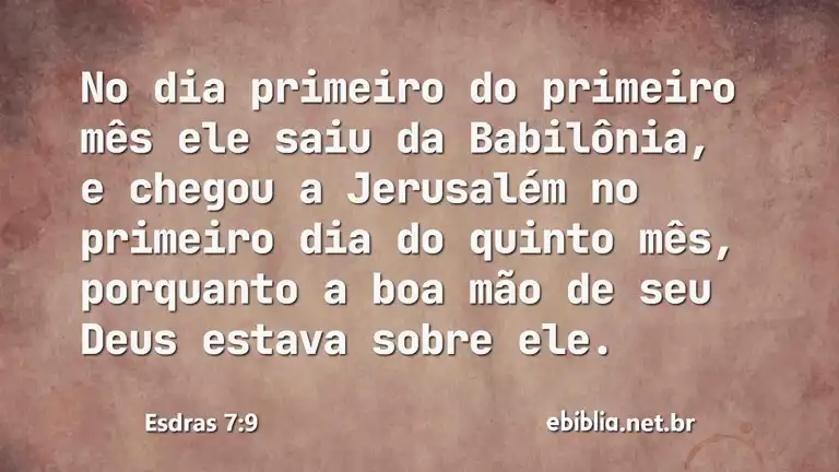 Esdras 7:9