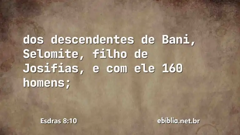 Esdras 8:10