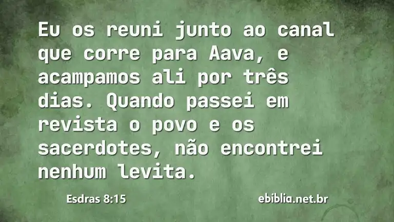 Esdras 8:15