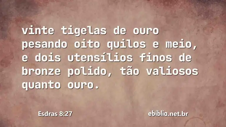 Esdras 8:27