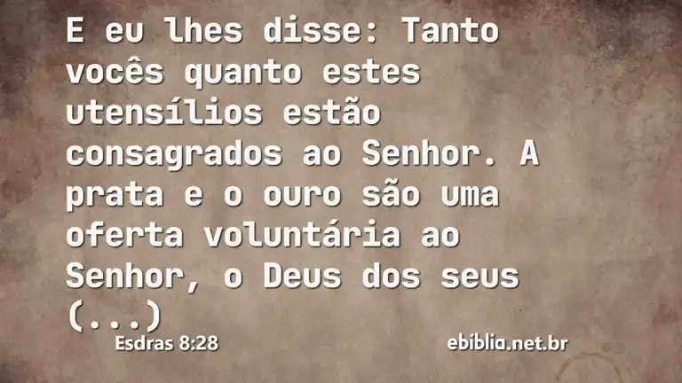 Esdras 8:28