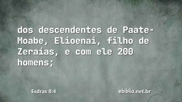 Esdras 8:4