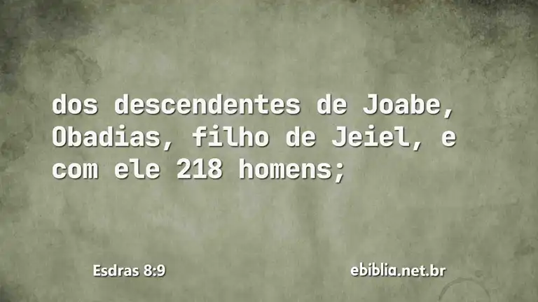 Esdras 8:9