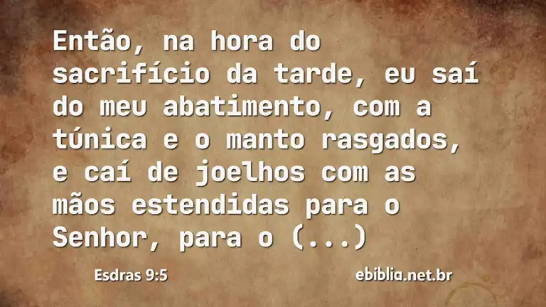 Esdras 9:5