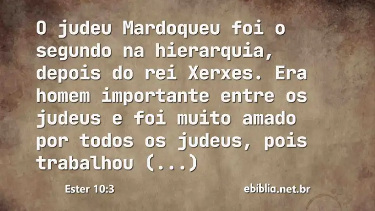 Ester 10:3