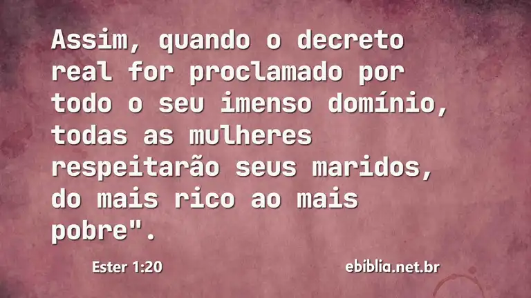 Ester 1:20