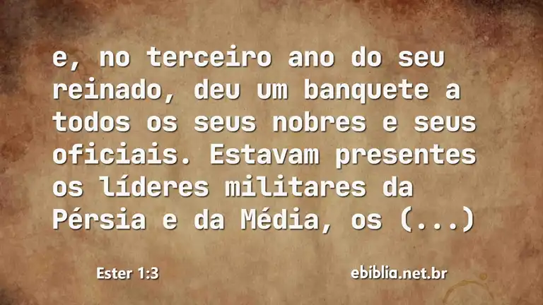 Ester 1:3