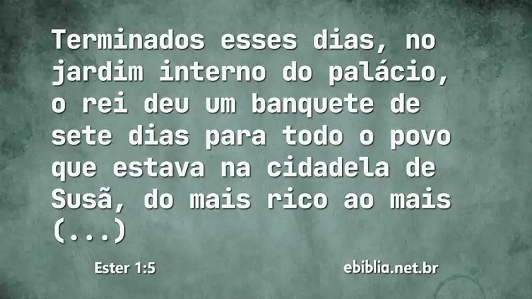 Ester 1:5