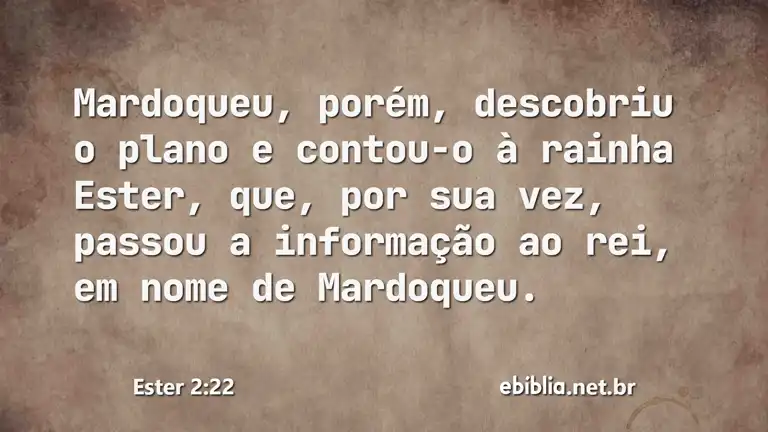 Ester 2:22