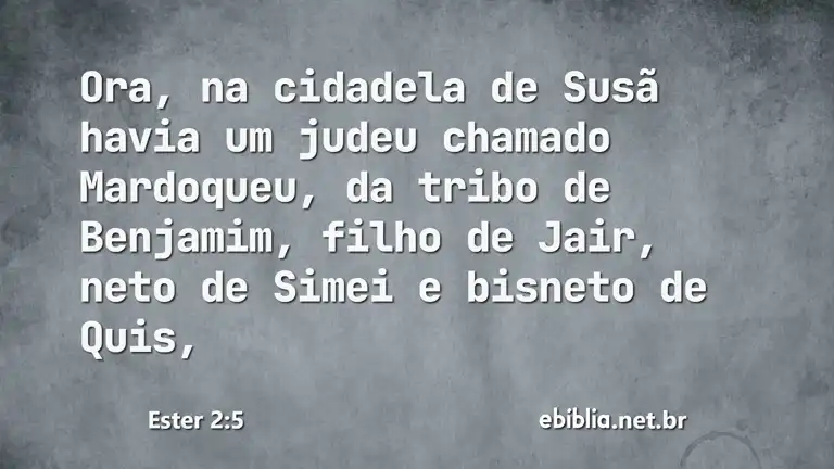 Ester 2:5