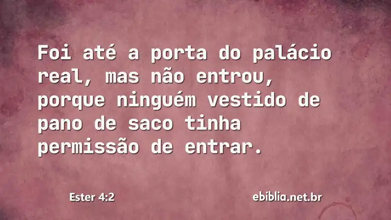 Ester 4:2