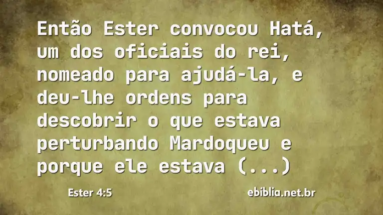 Ester 4:5