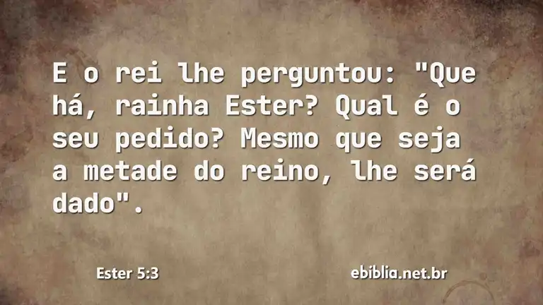 Ester 5:3