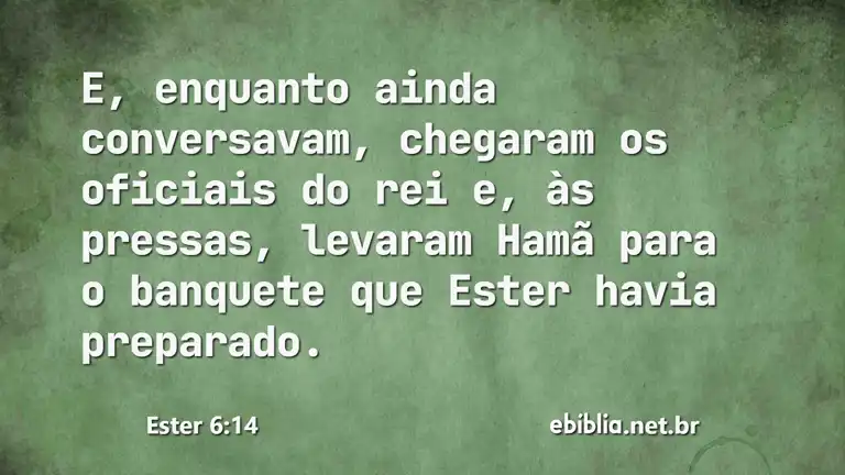 Ester 6:14