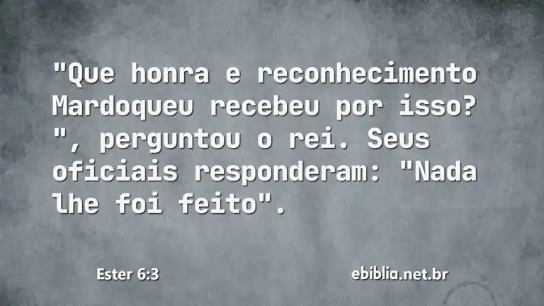 Ester 6:3