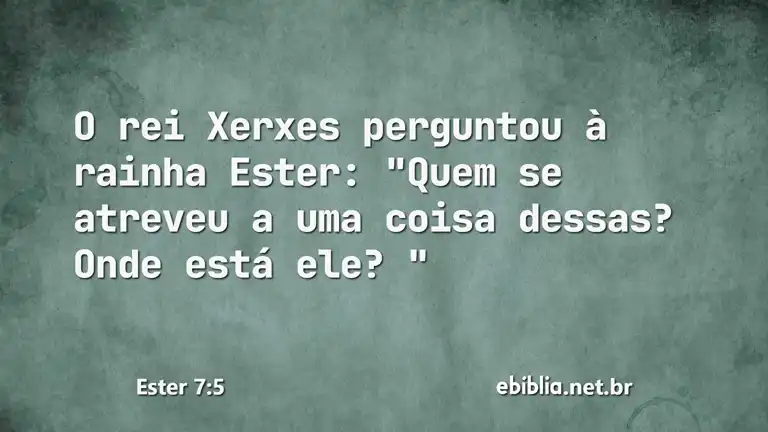 Ester 7:5