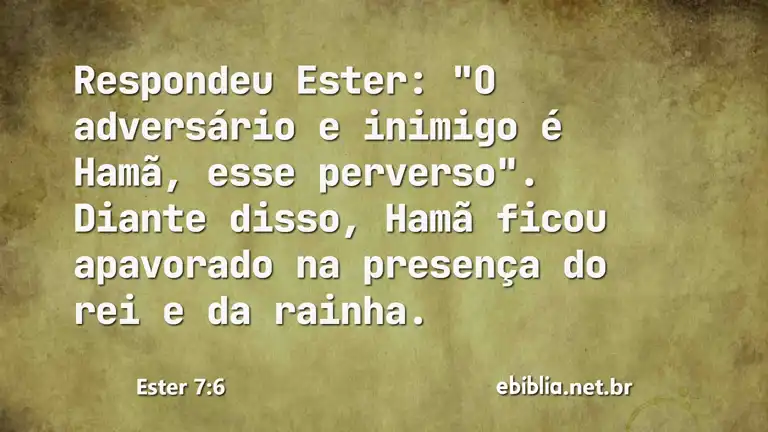 Ester 7:6